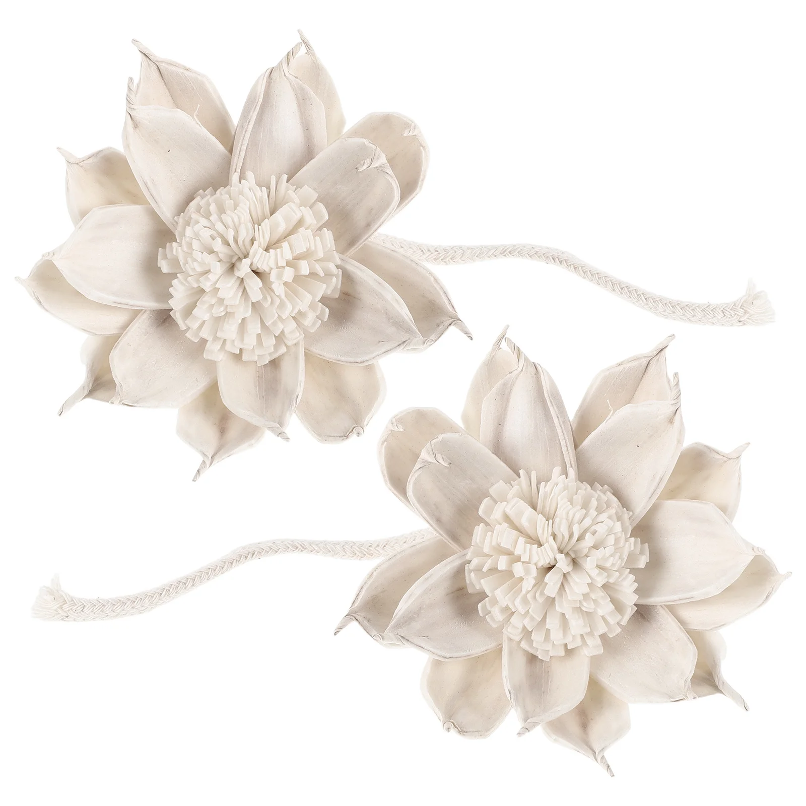 

2pcs Dried Sola Flower Sticks Natural Aromatherapy Decorative Oil Diffuser For Home Bathroom Bedroom Essential Oil Diffuser