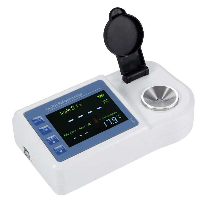 

High Accuracy Digital Brix Refractometer 0-90% ATC Brix Meter 0.2% Precision for Measuring Fruit Juice and Coffee