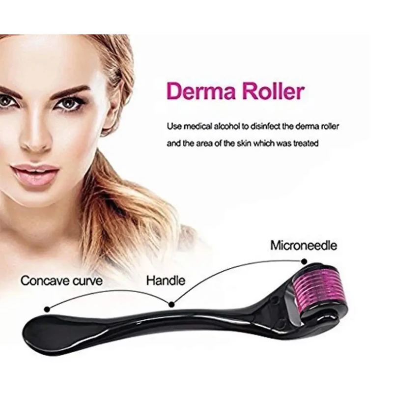 Customize derma roller 540 Titanium Alloy Needle Micro Needle Skin Roller Beauty Scar Remover