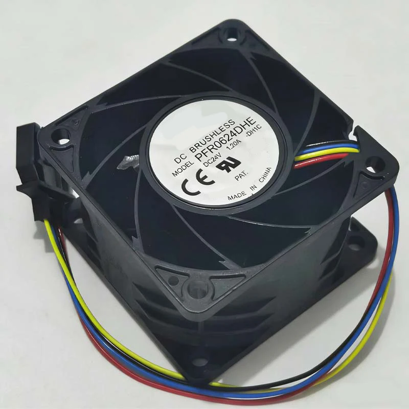 For Original Delta Electronics PFR0624DHE DH1C DC 24V 1.20A 60x60x38mm 6038 4-Wire Server Cooling Fan 3