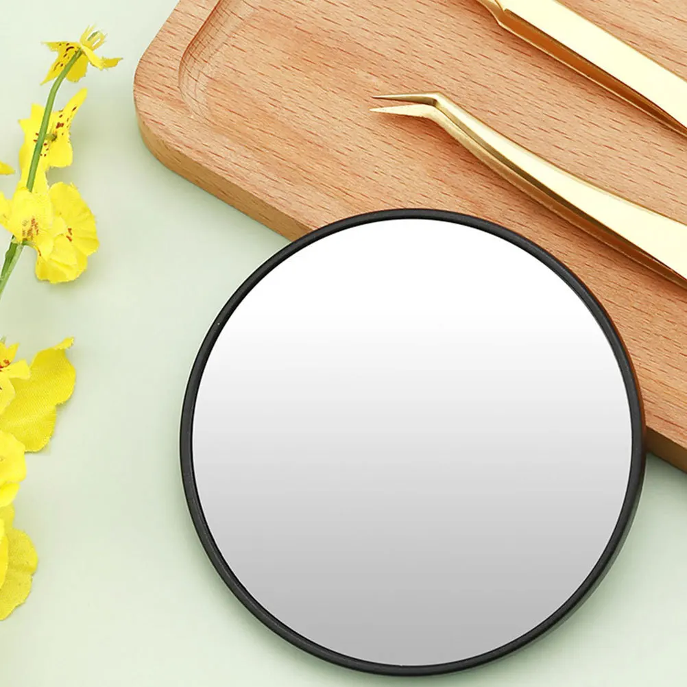 5Pcs 10x Magnifying Mirror Suction Cup Clear Reflection Eyebrows False Eyelashes Travel Business Gift