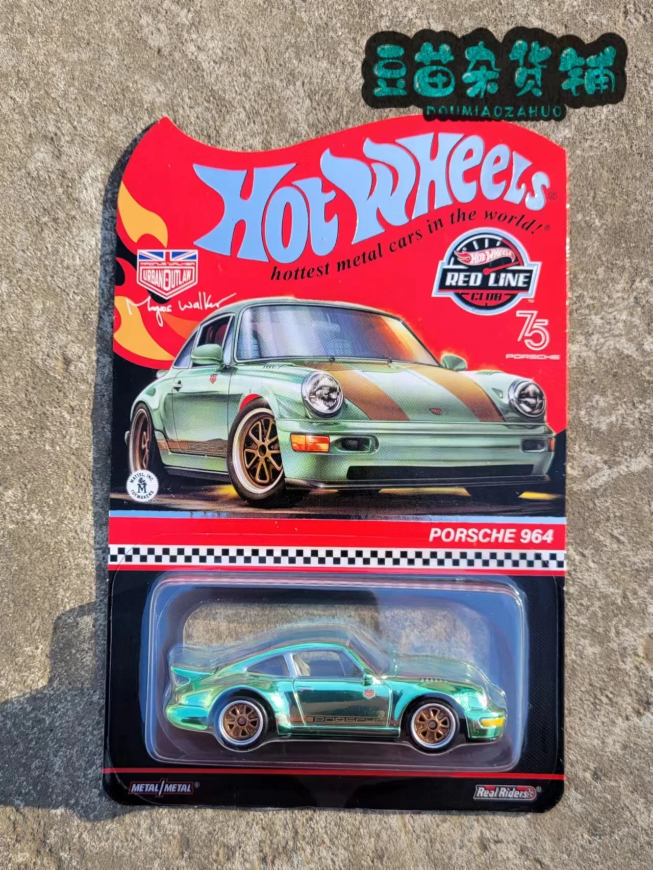 Hot Wheels RLC 1:64 porsche 964 Magnus Walker Urban Outlaw Metal Die-cast Model Collection Toy