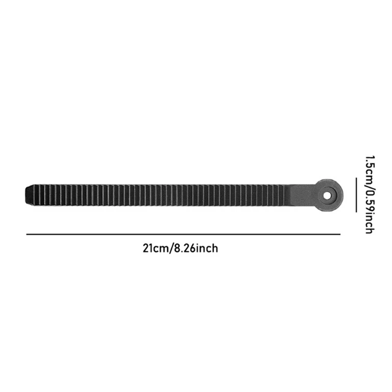 Sangle d'échelle de rinçage avec vis, chaussure de ski, patin à glace, sangle de reliure durable, 506, 4 pièces