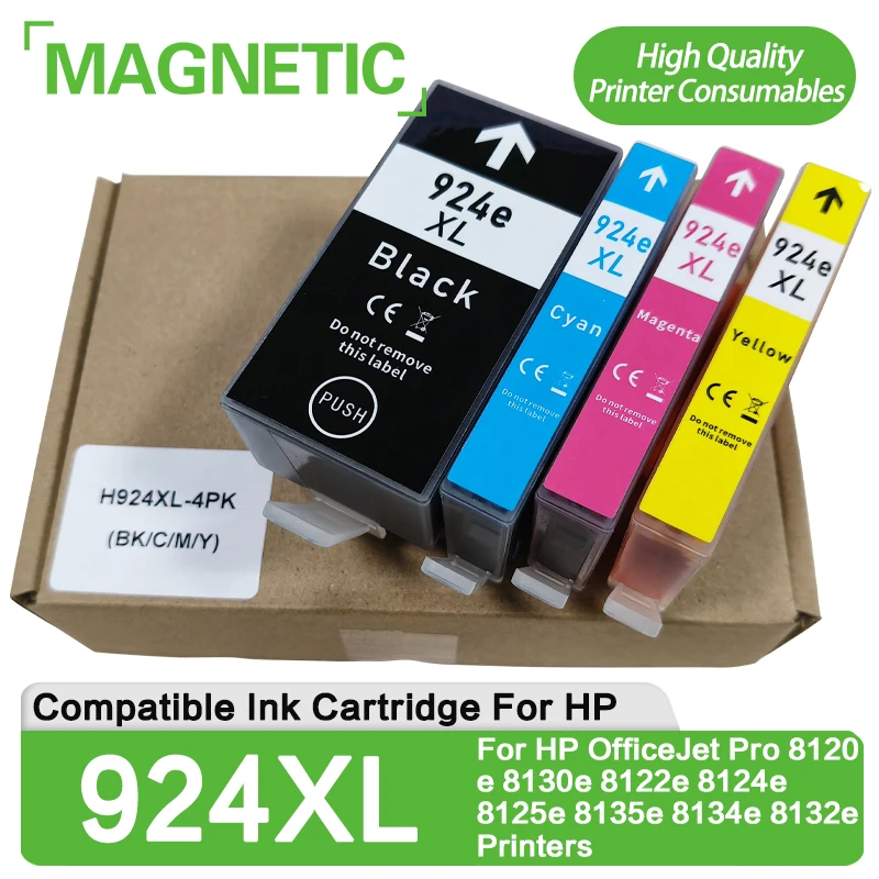 

924 924XL 924e Compatible Ink Cartridge For HP OfficeJet Pro 8120e 8130e 8122e 8124e 8125e 8135e 8134e 8132e 8138e 8139e Printer