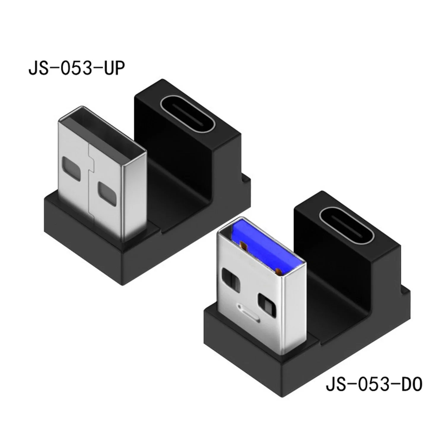 Right Angle USB 3.0 Male to Type C Female 90 Degree Left Angle Adapter Connector