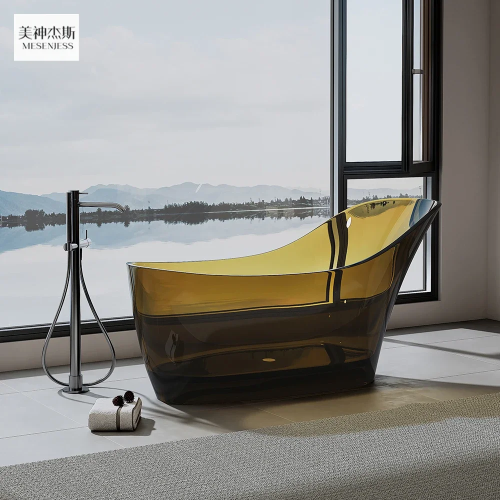 

1,7 метра коричневая прозрачная отдельно стоящая гостиничная вилла клубная внешняя торговля выход двойная бытовая ванна для взрослых ванна