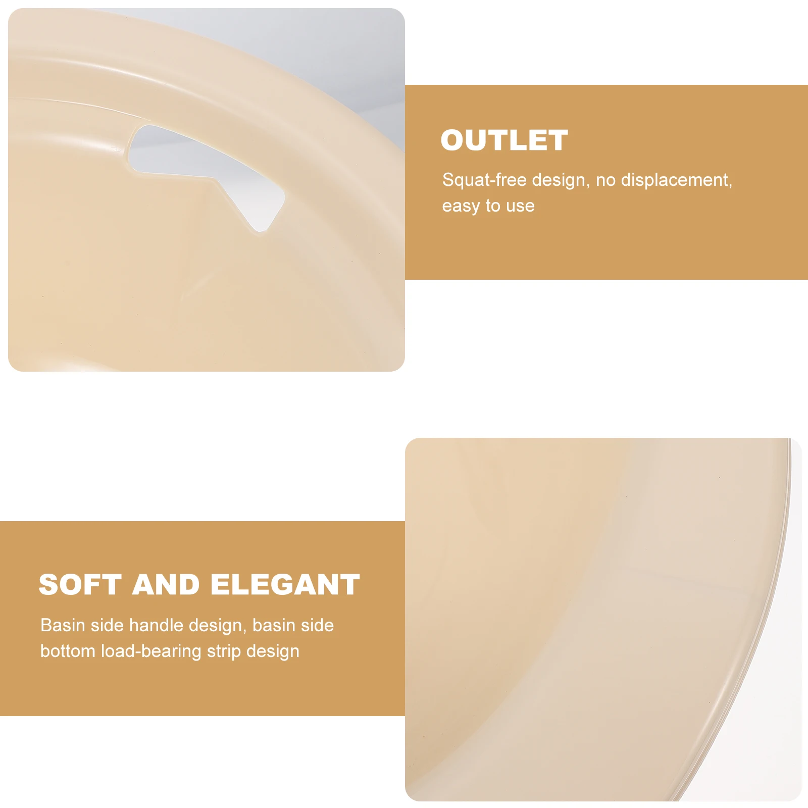 

1pc Sitz Bath Nursing PP Toilet Seat Postpartum Care Wash Basin Squat Free Basin Sitz Bath Perfect Fit Household Toilets Safe