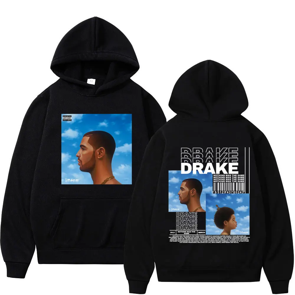 

Rapper Drake Album Nothing Was The Same Print Hoodie Fashion Trend Hip Hop Rap Sweatshirt Unisex Oversized Long Sleeve Pullovers