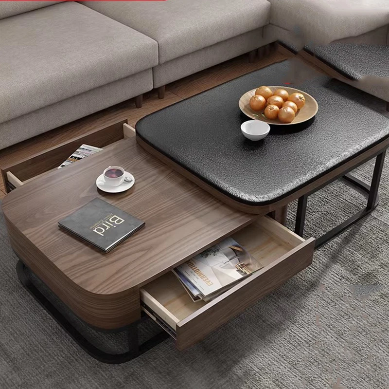 

Modern Theater Tables Bedroom Theater Computer Desks Coffee Table Books Wall Corner Szafki Nocne Japandi Style Furniture