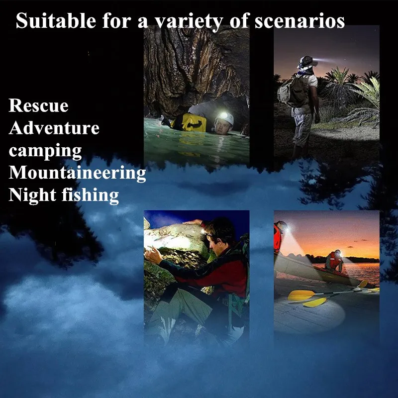 Mini Rechargeable LED Cap Light Body Motion Sensor Headlight USB Waterproof Flashlight Outdoor Lighting Fishing Camping Ride