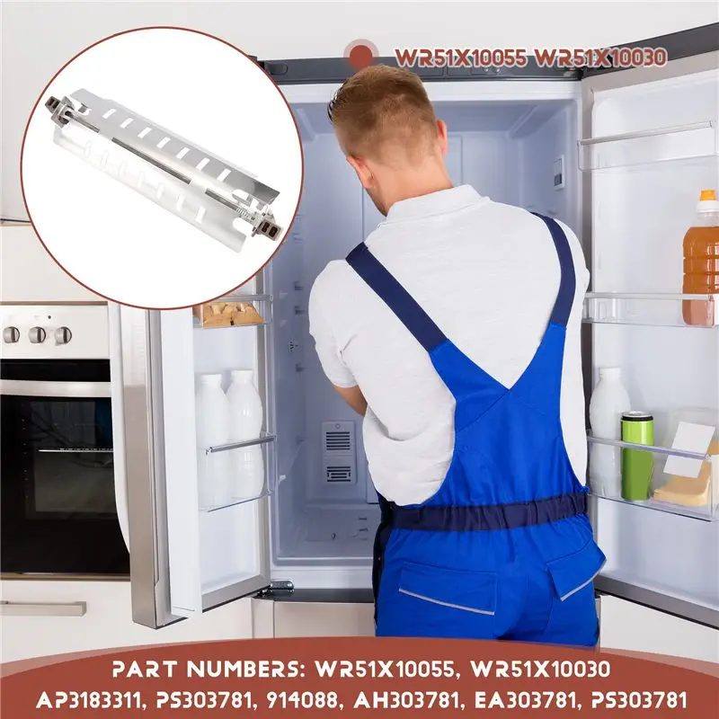 A38T-WR51X10055 Refrigerator Defrost Heater For GE Refrigerator Defrost Heater Home Appliance Accessories, 4 Pack