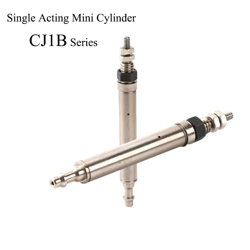 Micro Single Action Pneumatic Cylinder CJ1B With Spring Needle Stainless Steel CJ1B4 * 5-10X15X20SU4