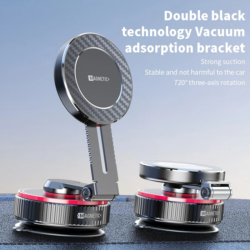

New Upgraded Nano Gel Suction Cup Phone Holder,Strong Magnetic Car Phone Bracket,Magsafe Phone Bracket For Your Car/Gym/Mirror