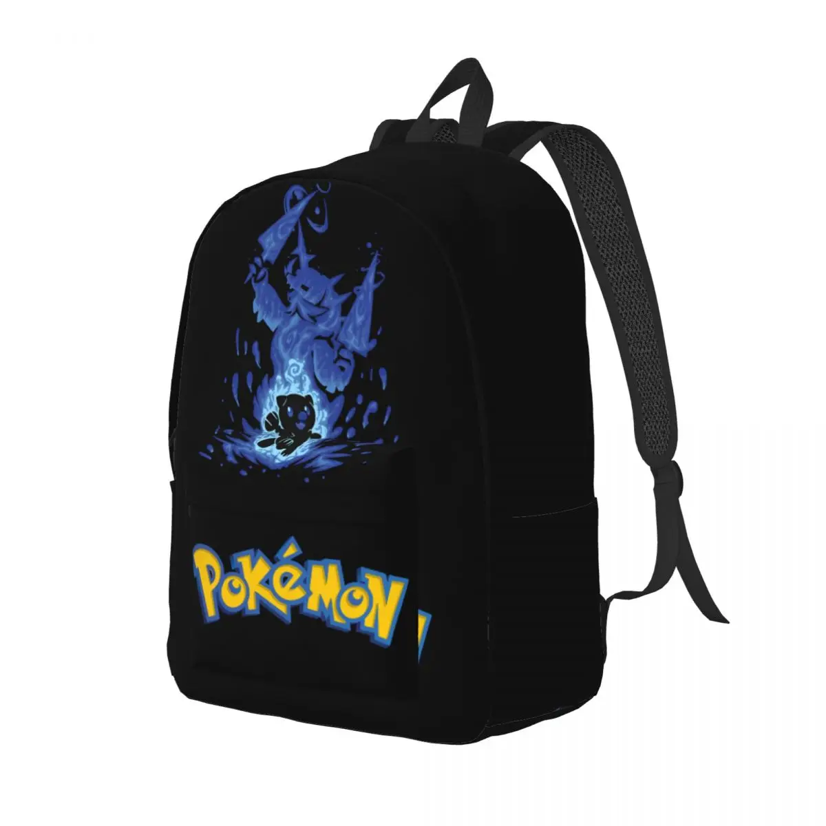 For Gifts Silhouette Water Otter Evolution Large Capacity Rucksack Pokemon Daily For Men Women Daypack For Work Office