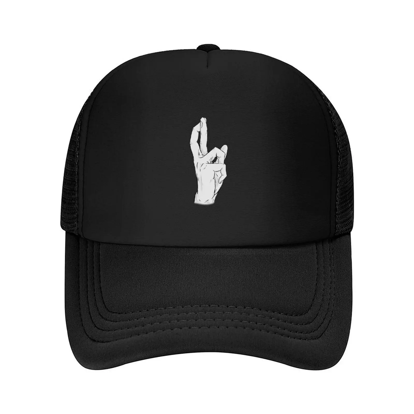 

Crossed Fingers Baseball Cap Icon Christmas Hat Military Cap Man fishing caps man For Men Women's