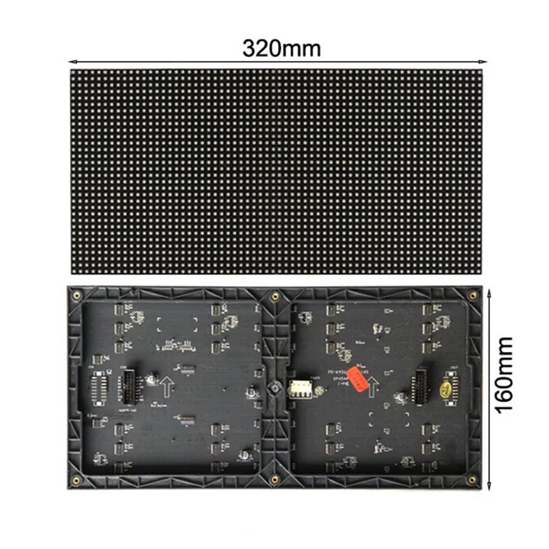 Module d'affichage LED FEDI-For SMD P5 intérieur 16Scan 320X160mm 64X32 points pour écran LED P5 pour panneau LED