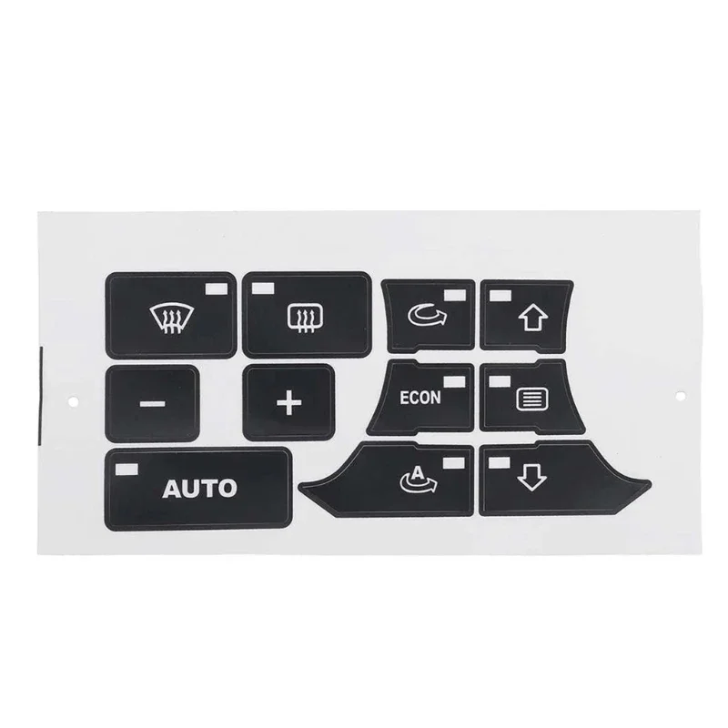 Car Radio Dashboard Air Condition Climate Control Button Repair Stickers for 8P