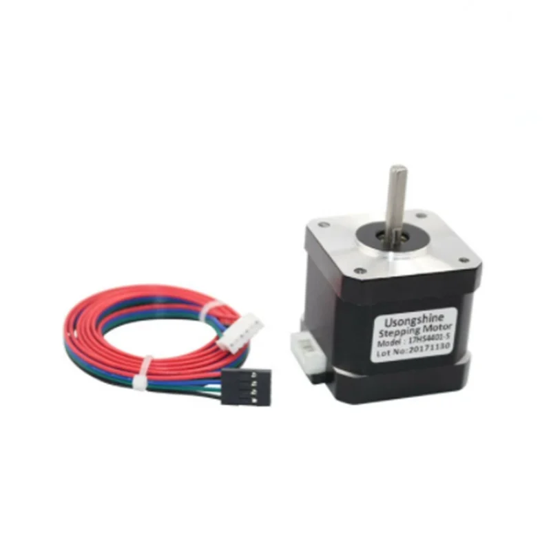 

42 Stepper Motor Nema 17 4-Lead 42BYGH 1.7A (17HS4401S) with 4 Pin Dupont Cable Part For CNC XYZ 3D Printers Parts Accessories