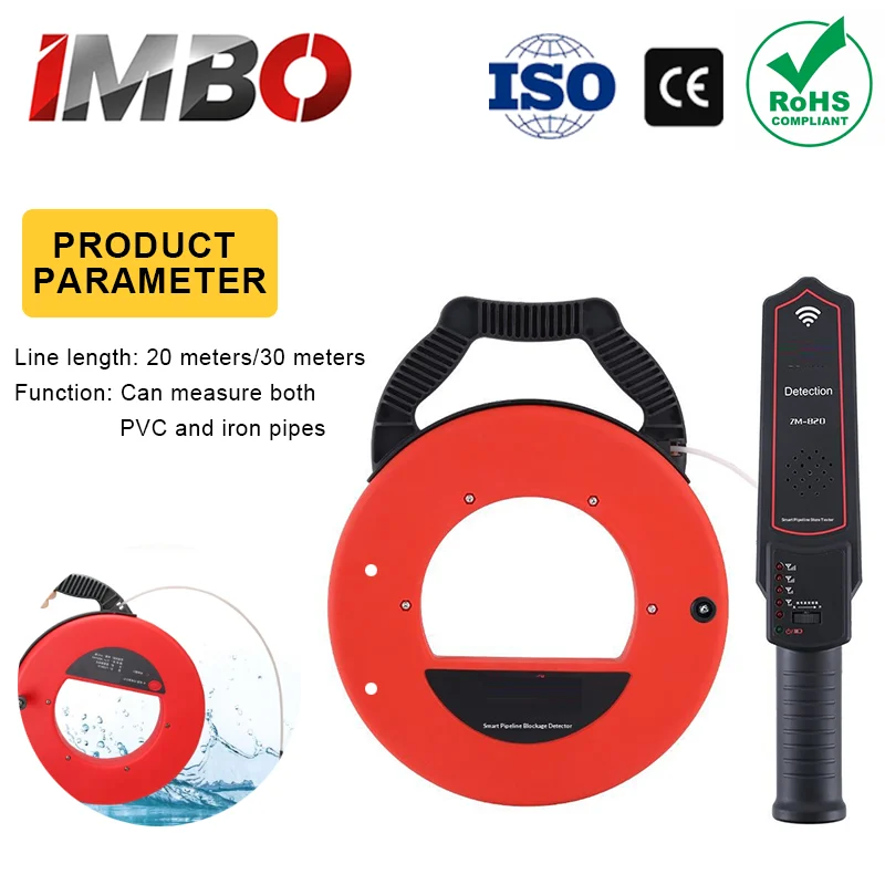 

Детектор засоров в металлических трубах, диагностический сканер, инструмент для обнаружения засоров в трубопроводах, водонепроницаемый зонд для сантехников