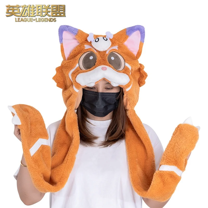 

Official League Of Legends Lol Gnar & Steamgolem Hats, Cute Hats, Game Accessories, Dress-Up Toys And Christmas Gifts