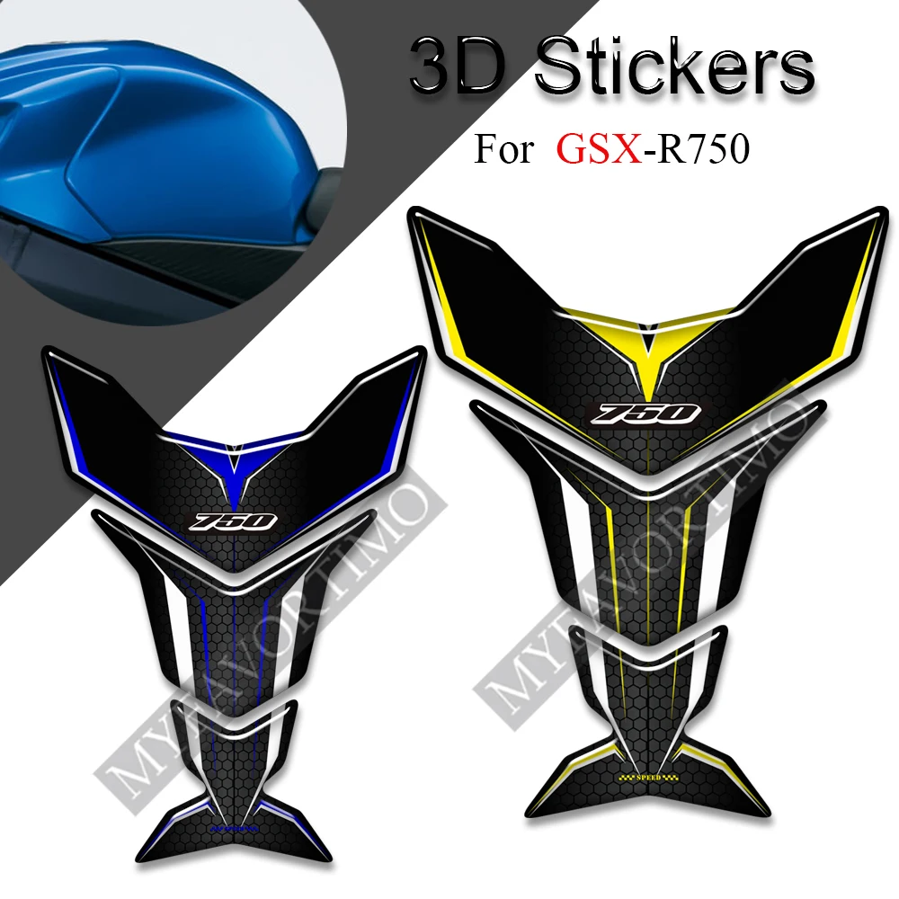 

Motorcycle Stickers Decals Gas Knee Protector Tank Pad Grips For Suzuki GSX-R750 GSXR750 GSXR GSX-R 750 GSX R750 750R