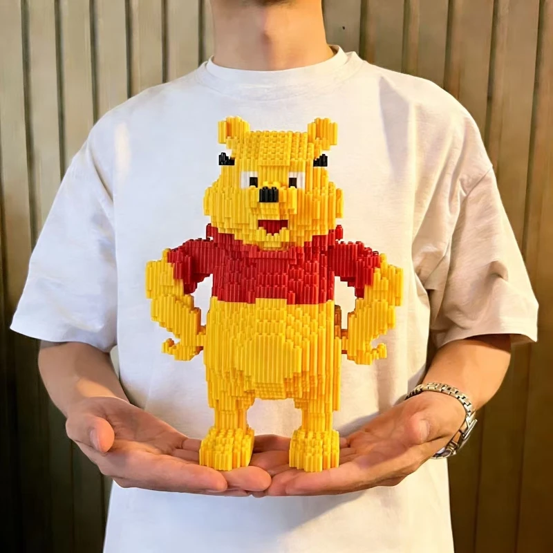 5310 Uds. Winnie The Pooh juguetes de bloques de construcción ladrillos de partículas pequeñas para niños modelo 3D regalos adecuados para niños y adultos