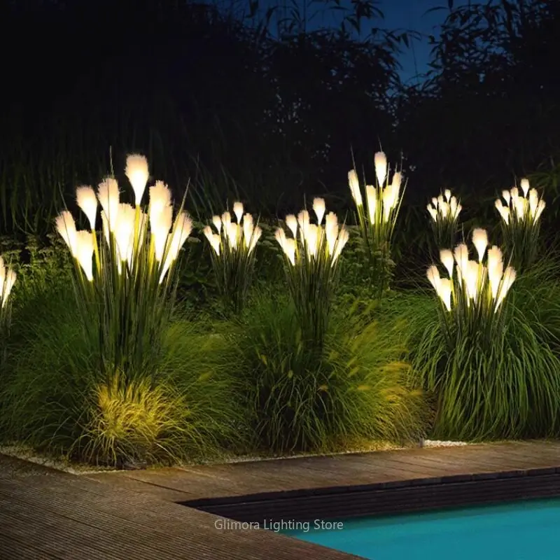 

Outdoor Waterproof Glowing Reed Light for Garden Courtyard, Landscape Lawn Lamp, Decorative Stake Light for Pathway Villa Decor