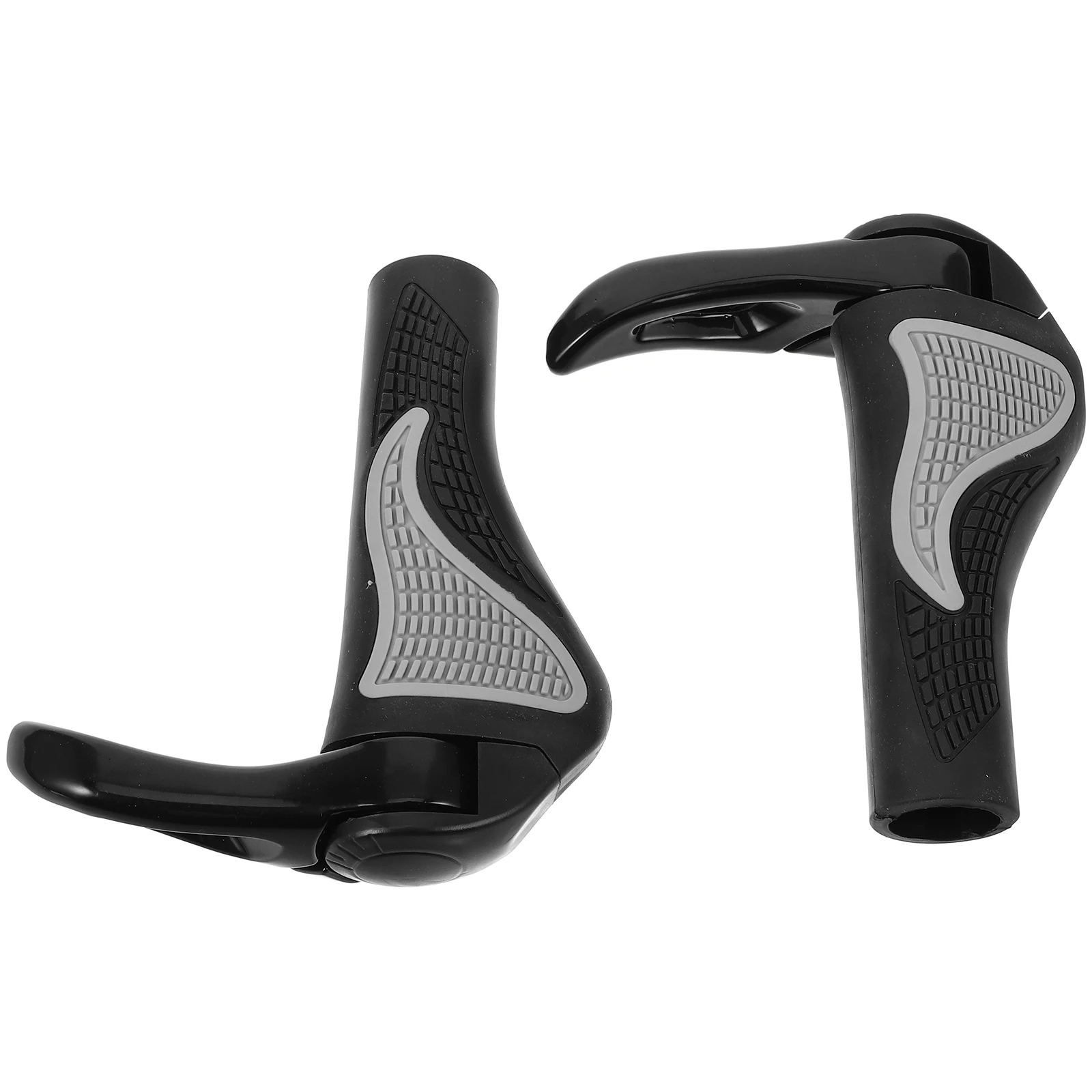 

Bicycle Handlebar Grips Rubber Horns for Mountain Riding Accessories Comfortable Non Slip Black Bars Road Bike grips