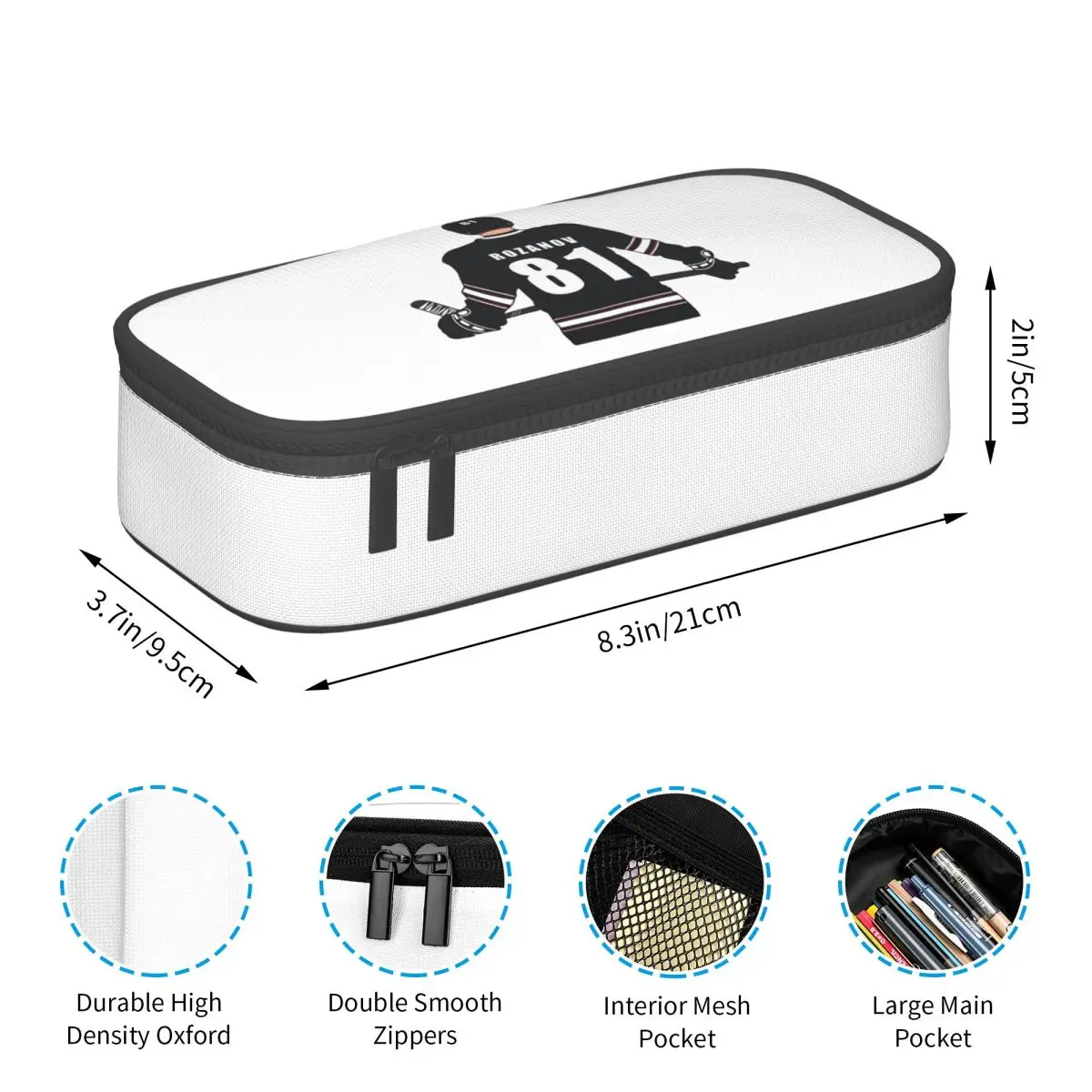 Lovely Ilya Rozanov Heated Rivalry Pencil Cases Pencilcases Pen for Student Big Capacity Bag Students School Gift Stationery