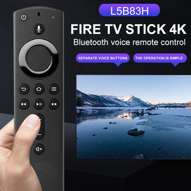 For L5B83H Amazon Bluetooth Voice Remote Control Amazon Fire TV stick 4k Home Remote Controller