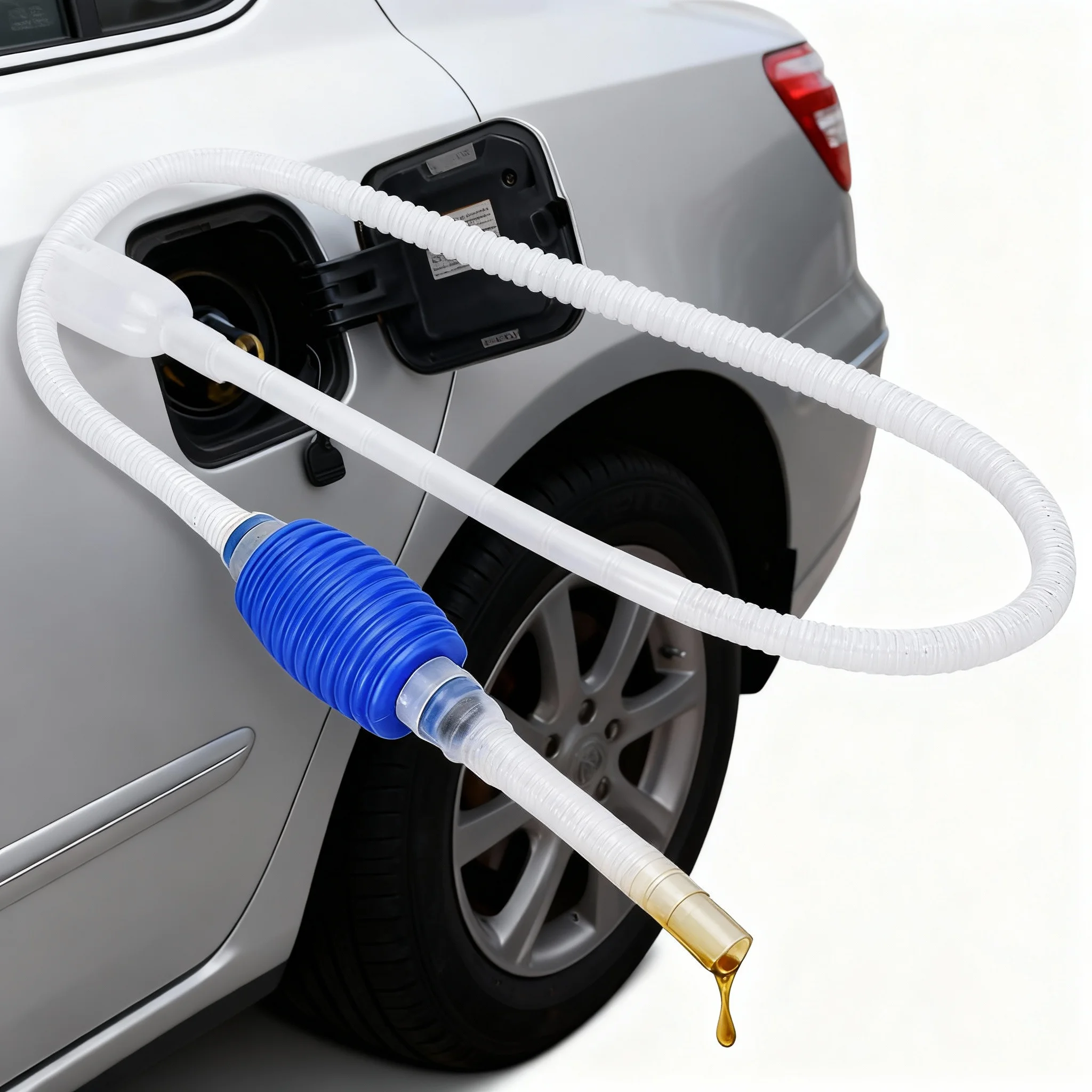 Multifunctional Liquid Vacuum Cleaner Hand Pump Petrol Pump Transfer Pump Fuel Pump Metal Hose Clamp Leakproof Oil Water Diesel