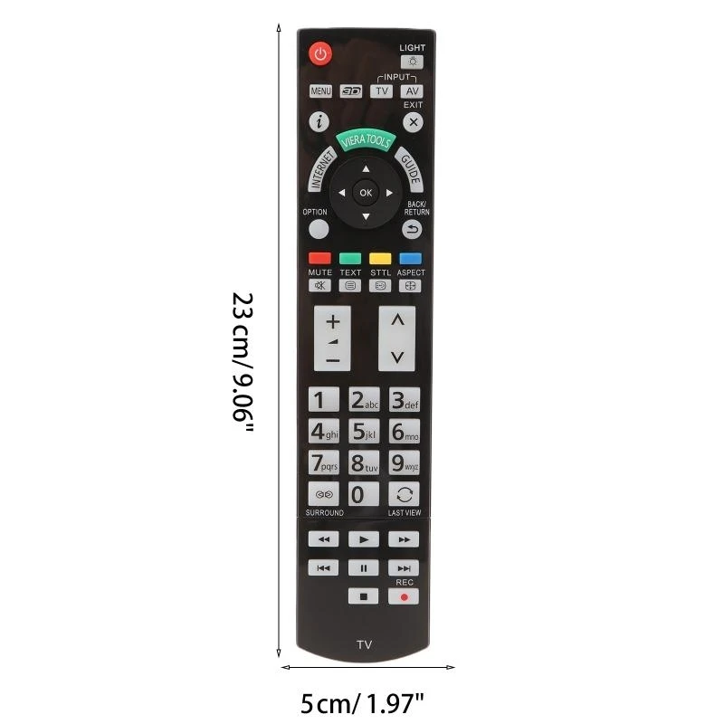 573A ملاءمة لـ PANASONICTX-L42ETW50 REMOTE N2QAYB000715 جهاز التحكم عن بُعد 1 PC