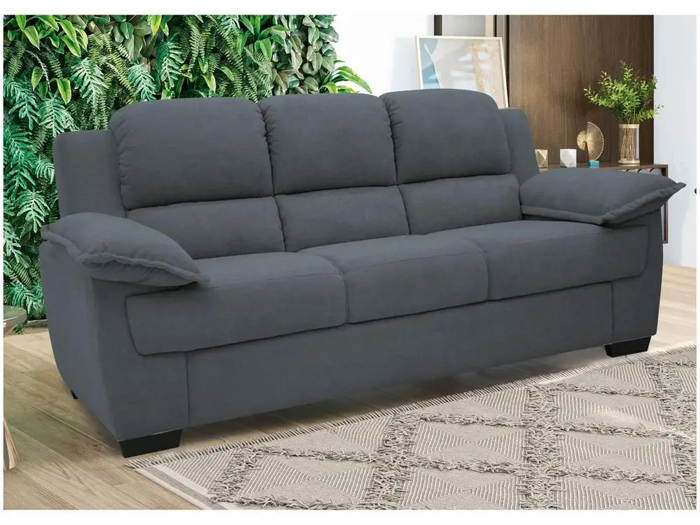 Sofá 3 Lugares Suede Carmel Linoforte