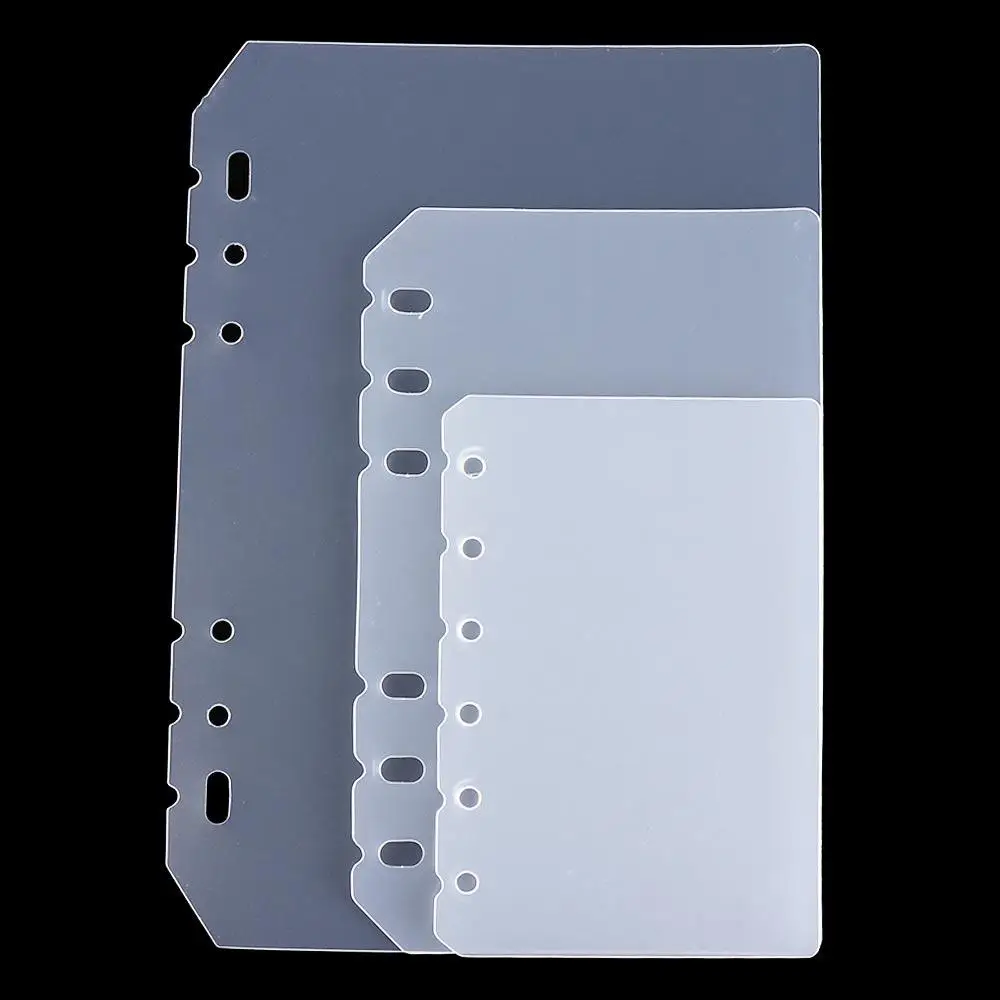 Binnenpapier Transparant A5 A6 A7 B5 A4 Agenda Planner Separator Notebook Divider Losbladige Divider Bindmiddel Organizer Divider