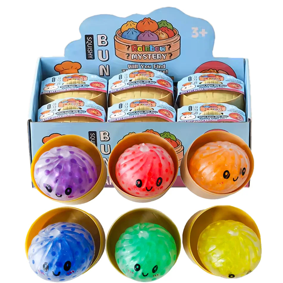 *Simulation Flash Dumpling Pressure Ball Slow Rebound Soft Pinch Decompression Home Office Decorat Children Adults Birthday Gift