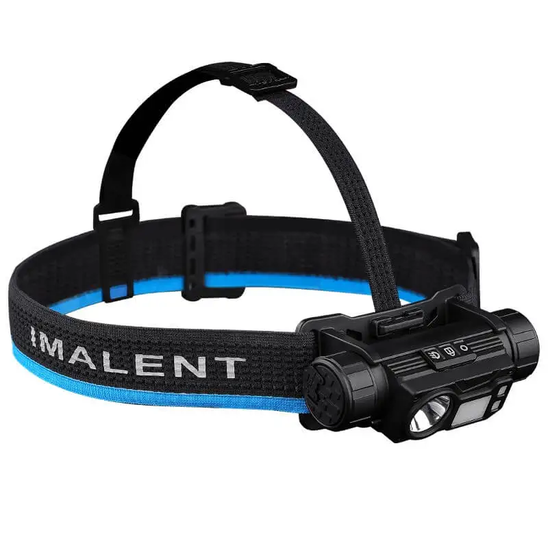 IMALENT HT50 Headlight 3000Lumen Lightweight Lantern Flashlights USB-C Rechargeable Dual Light Sources Headlamp Built-in Battery