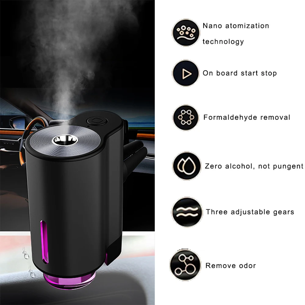 Flavoring For Cars Air Vent Outlet Odor Car Air Freshener Fragrance Spray Aroma Diffuser Essential Oils Diffuser
