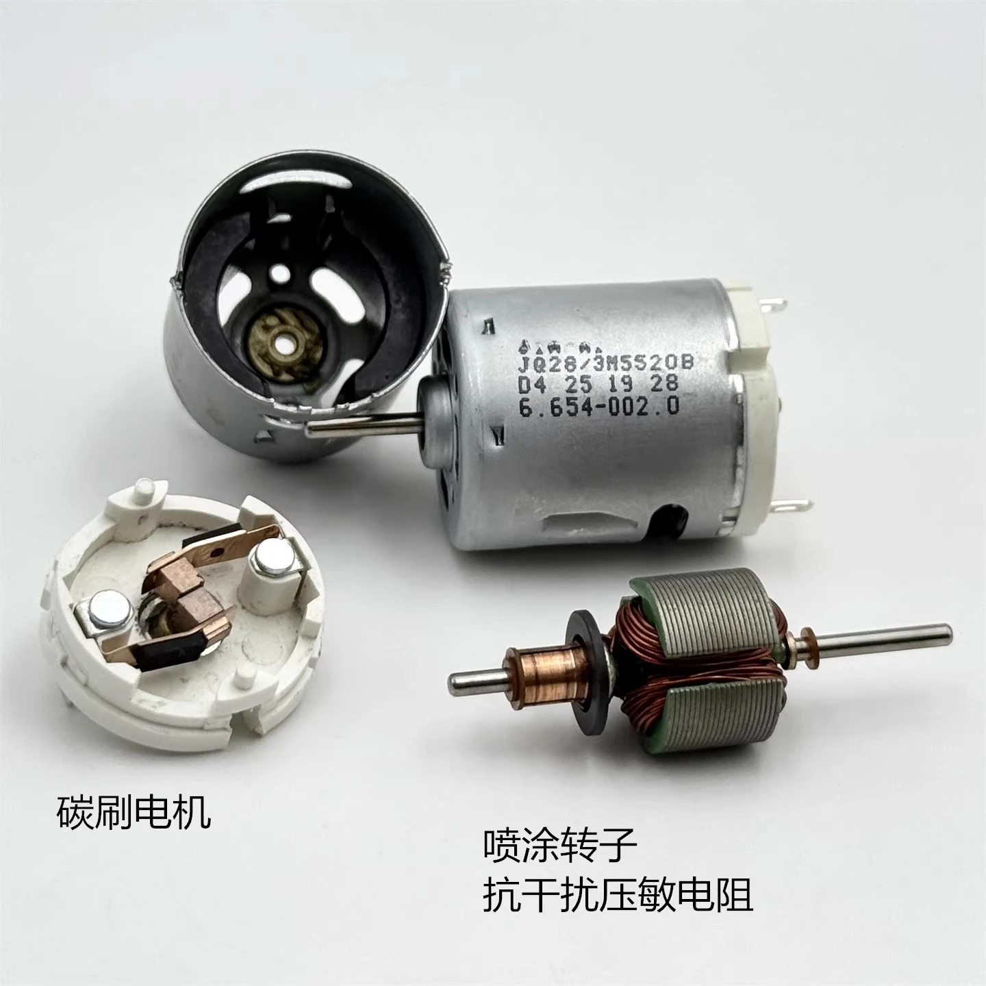 Micro RS-360SA-5520 Motor DC 3V 3,7V High Speed Small JQ28/3M5520B 20000RPM für Spielzeug RC Auto Boot Modell Bohrmaschine Schraubendreher