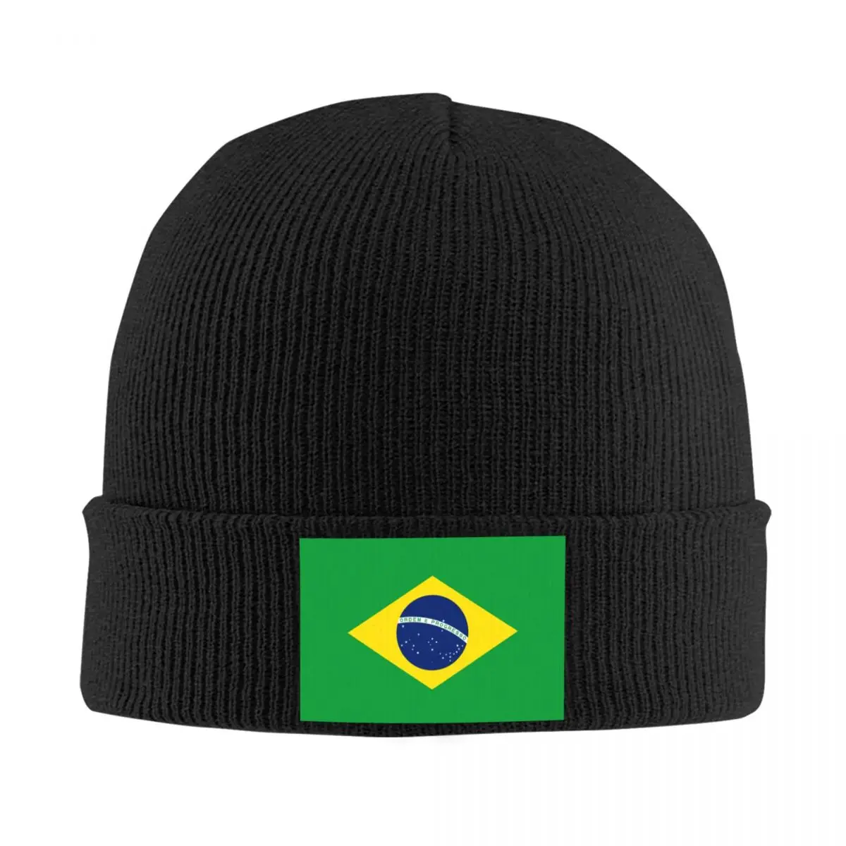 

Custom Brazil Flag Bonnet Hat Fashion Knitting Hats Men Women Unisex Adult Winter Warm Skullies Beanies Caps