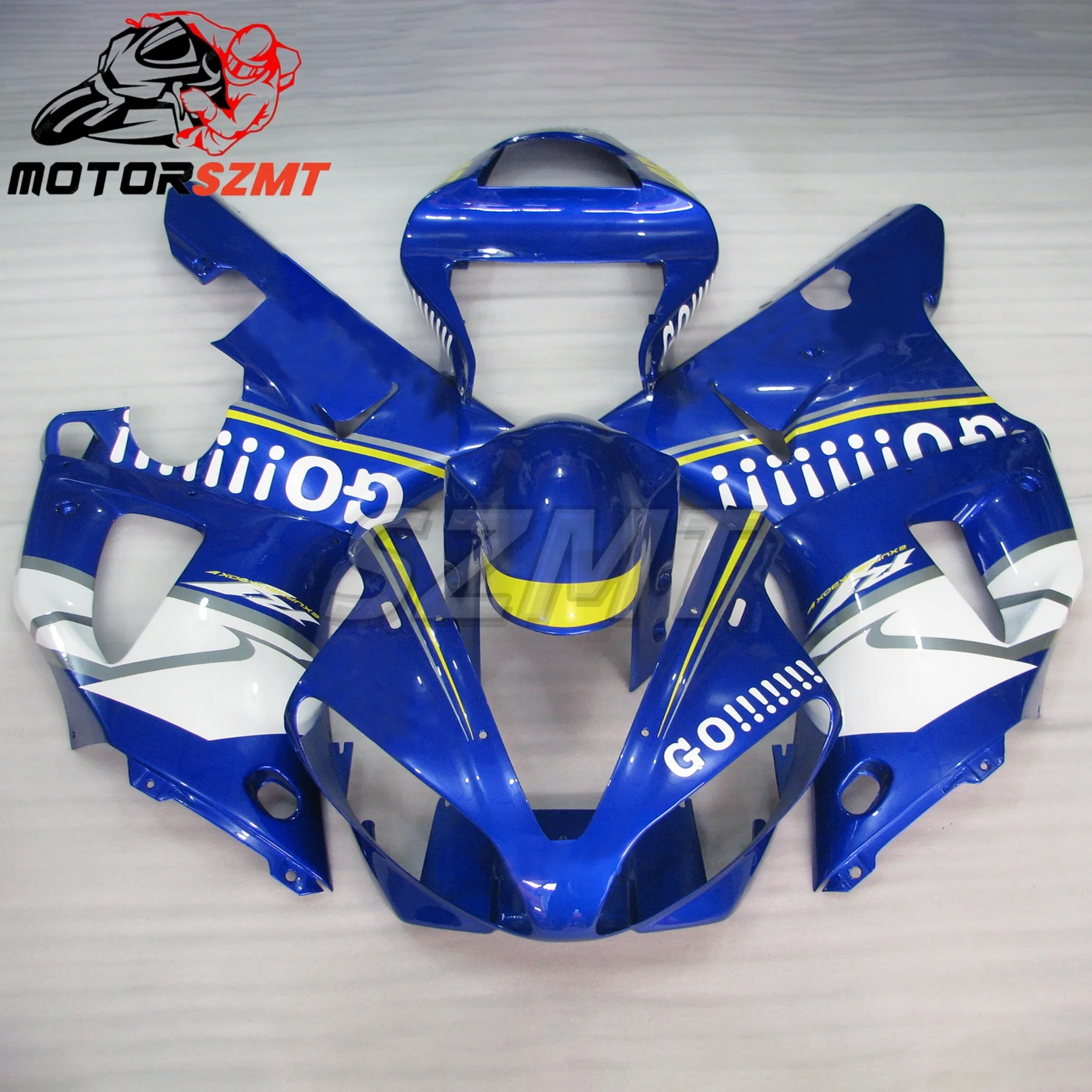 

Plastic Fairings for YZF1000 R1 2001 YZFR1 Full Body Kits 2000 for YAMAHA YZFR1 Body Kits 2000 - 2001 Blue White