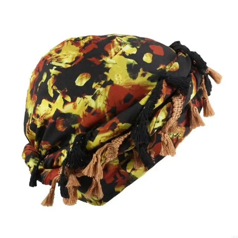 Twist Head Wrap Skull Hat for Cycling and Running Sport Skull Hat Soft Lining 