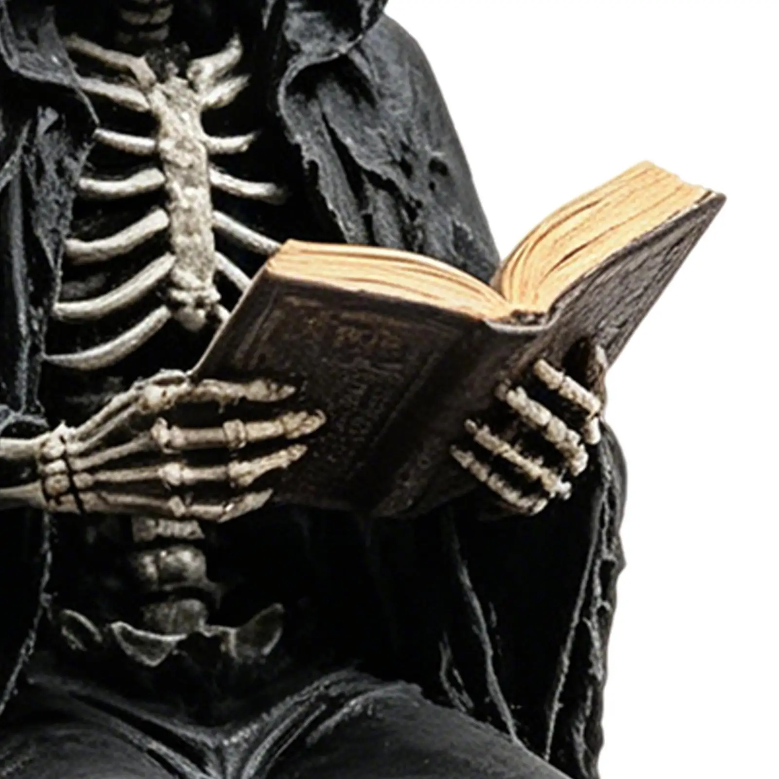 3D Gothic Bookshelf Decor Statue Vintage Black Gothic Sculpture Mini Desktop Ornament for Bookshelf Study Home Decor Gift
