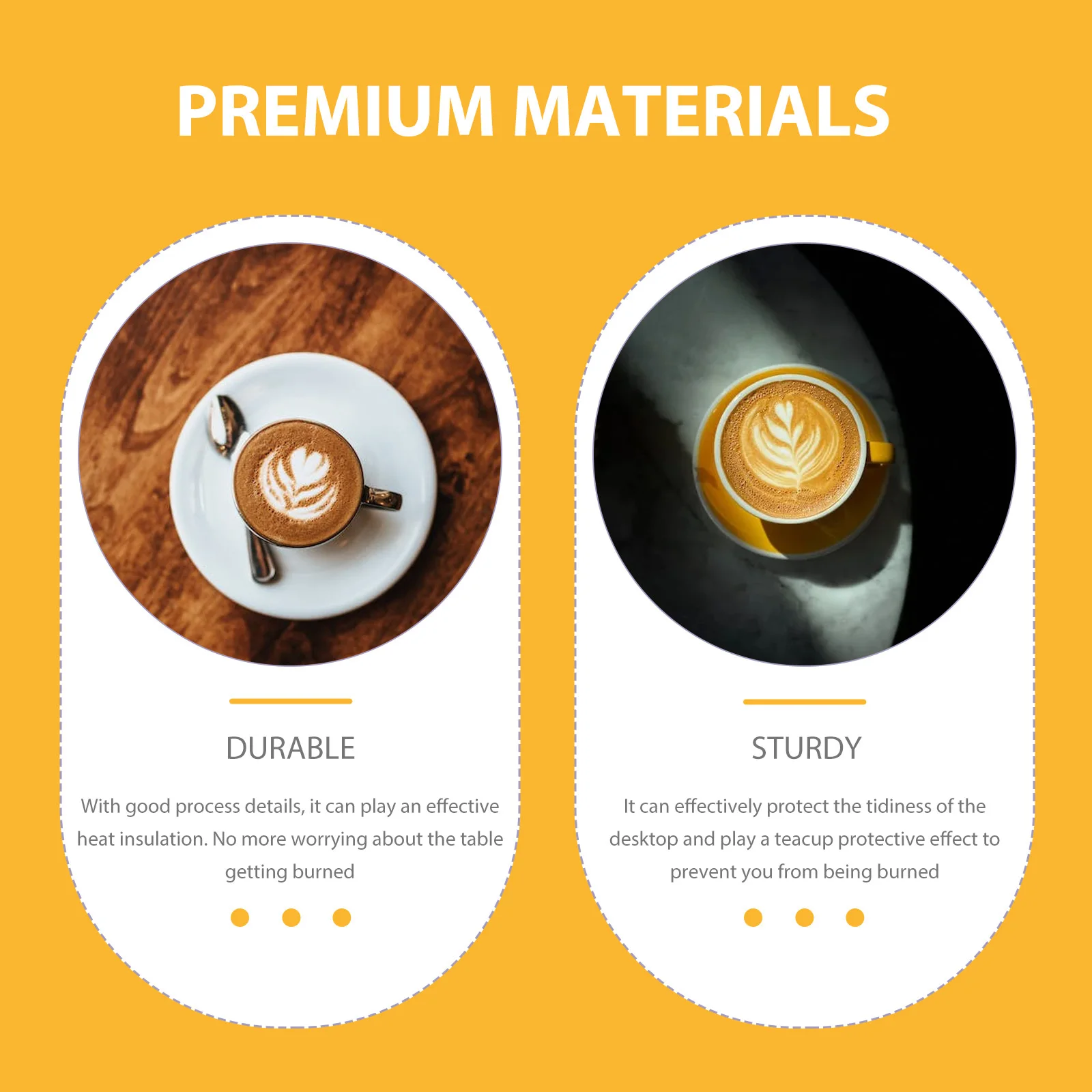 

1Set DIY Puzzle Coaster Heat Resistant Cup Mat Non-Slip Creative Insulated Coasters for Drinks Coffee Table Home Bar Use