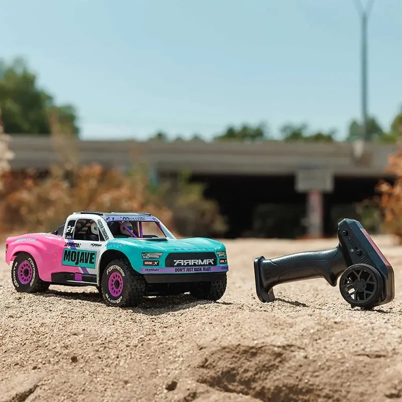 ARRMA 1/14 Mojave Grom 4wd Nuevo camión de corto alcance con control remoto sin escobillas 80 km/h de alta velocidad ​ ​ Camión del desierto de carreras todoterreno