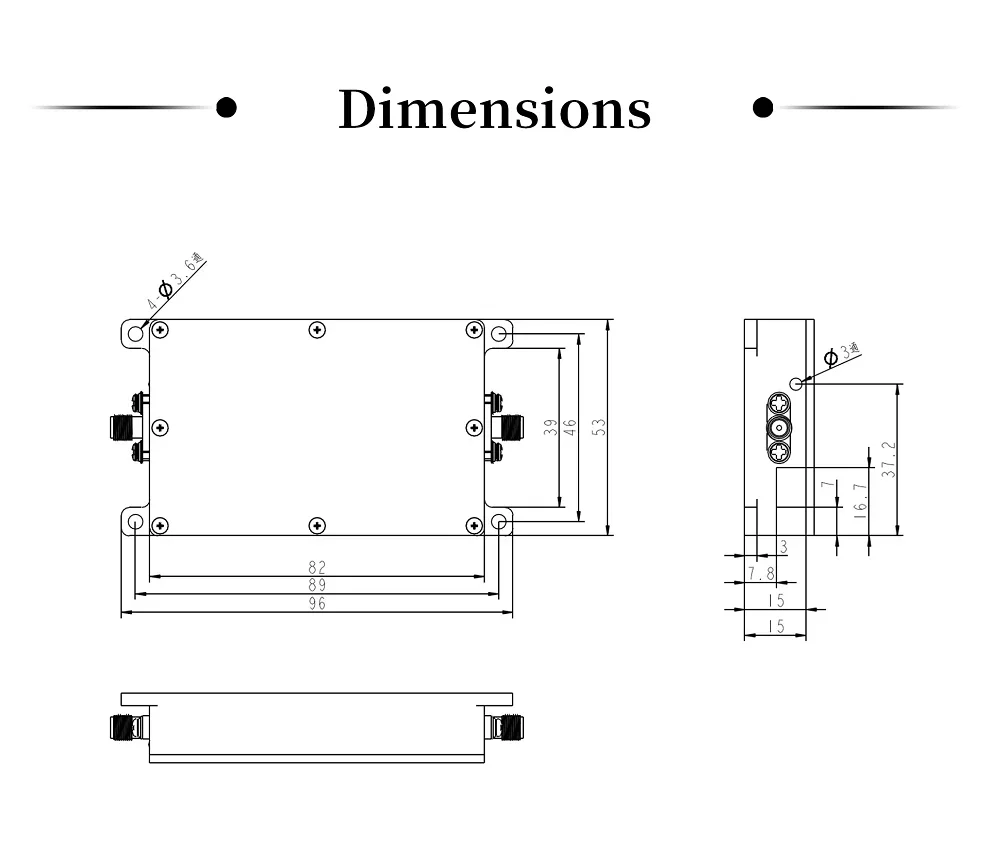COMFAST-amplificador de señal WiFi inalámbrico, dispositivo extensor de alta potencia, unidireccional, compatible con Dron, 20W, 40W, 2,4 GHz