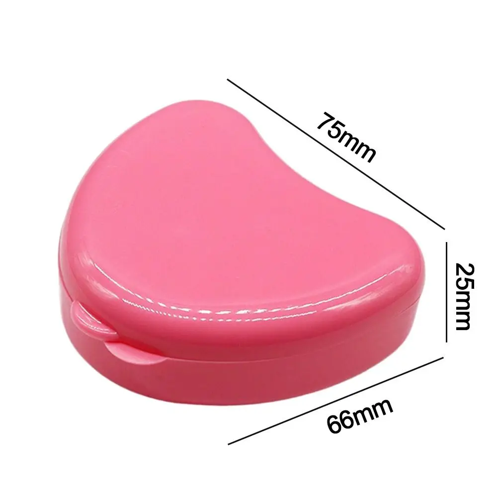 Bretelle protettive Custodia in plastica Custodia portatile per vassoio per protesi in più colori Custodia per protesi Anziani