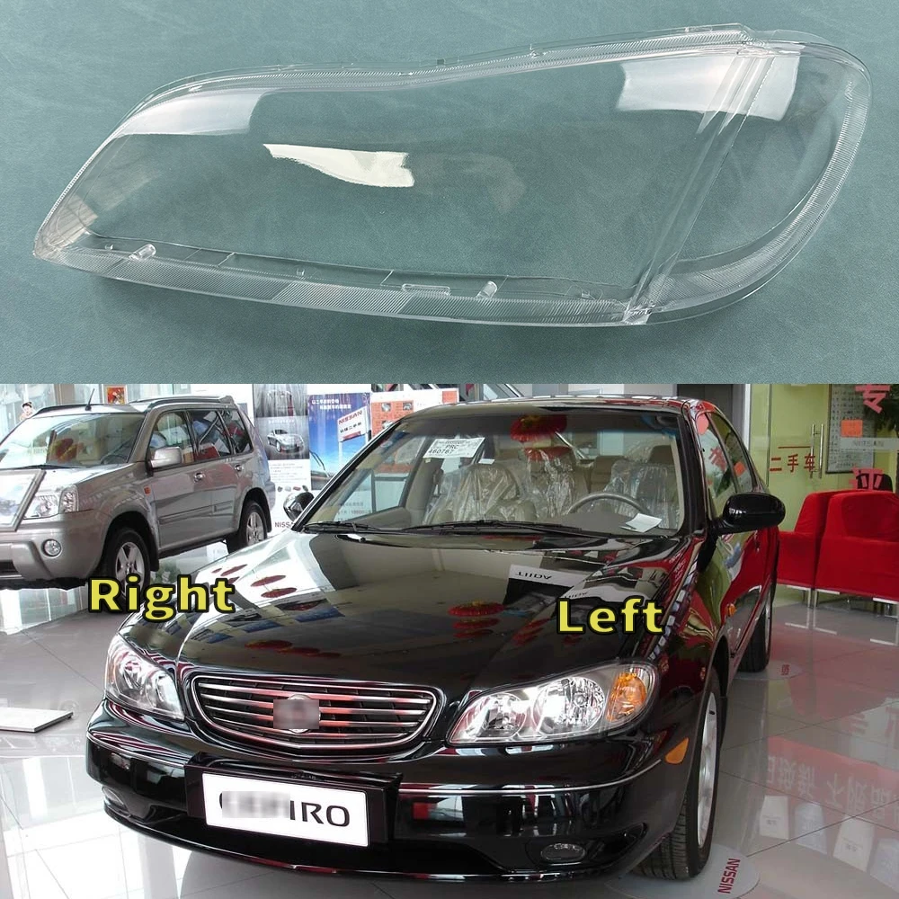 

For Nissan Cefino A33 2000~2004 Headlamp Cover Headlight Transparent Lens Lamp Shell Plexiglass Replace Original Lampshade