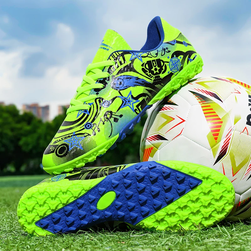 Quality Soccer Shoes Football Shoes for Men Soccer Cleats for Original Football Boots Unisex Futsal Shoes 31-44