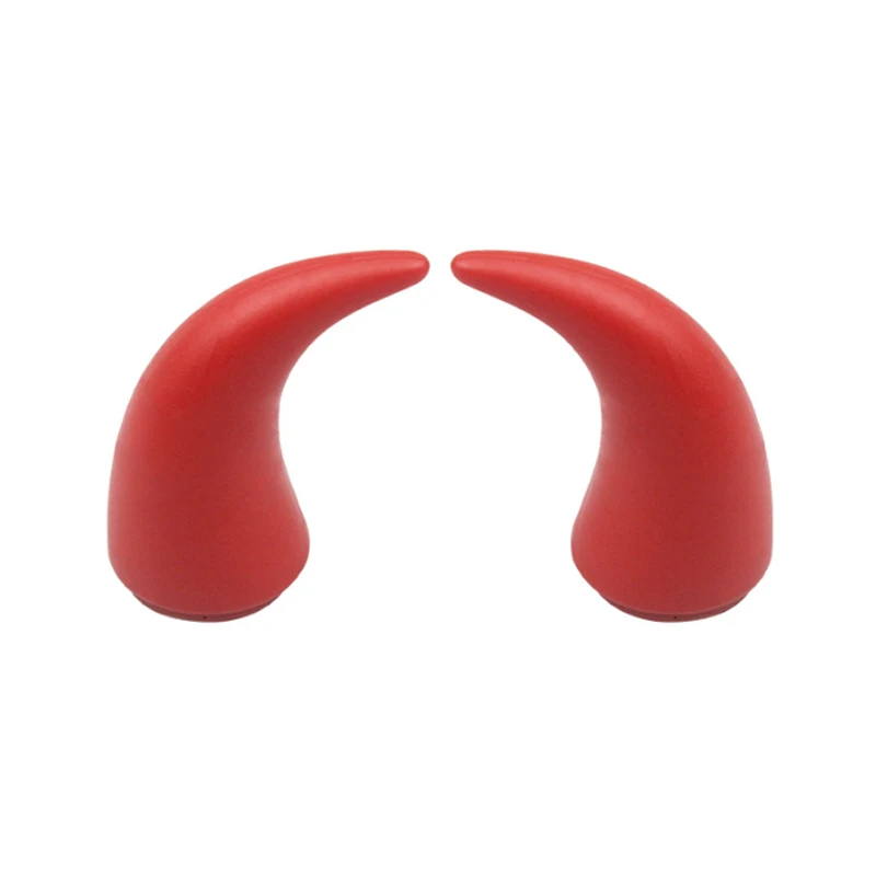 2 Piezas Cuernos de Diablo Coloridos para Casco de Motocicleta, Decoración para Casco de Moto y Bicicleta, Accesorio con Ventosa para Casco