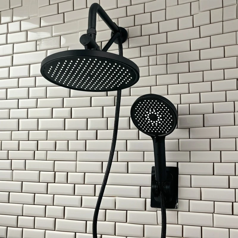 

Self-cleaning Shower Head 10'' High Pressure Rainfall Shower Head Showerhead Combo Handheld Shower Head